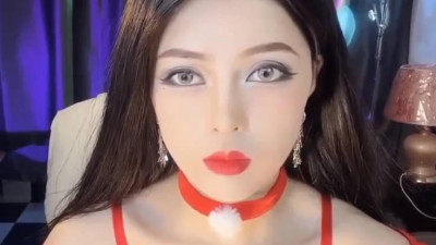  ❤️❤️크리스마스룩, 흰색 망사 양말, 구슬이 튀고 국화가 터지고 검은 소가 구멍에 빨려들어가는 등 음탕함 (쿨걸야동,섹트야동,쇼츠야동,한국야동)