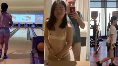  광주 녹색 모자 남자, 백인 체조에 아내 바치다 (쿨걸야동,섹트야동,쇼츠야동,한국야동)